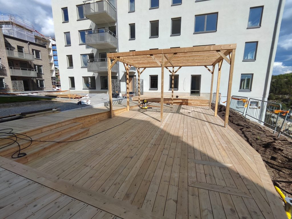 Bygga pergola i Stockholm.
